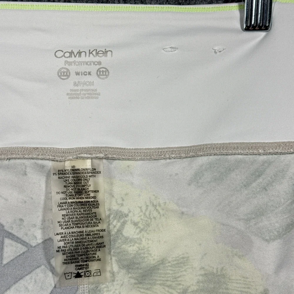 Calvin Klein Leggings Womens Small High Rise Athletic Performance‎ Wick
